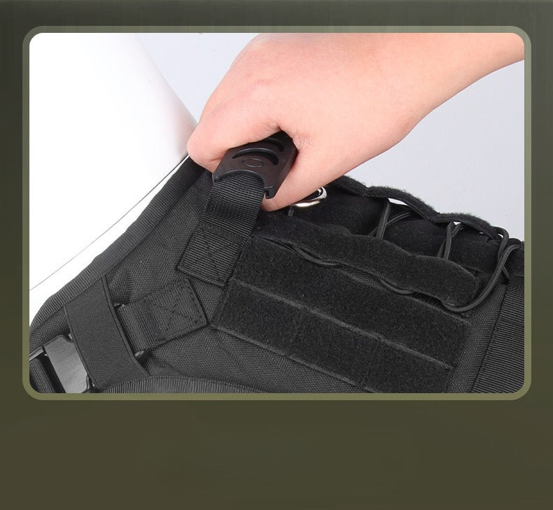 Tactical Dog Harness, Leash & Pouch Set