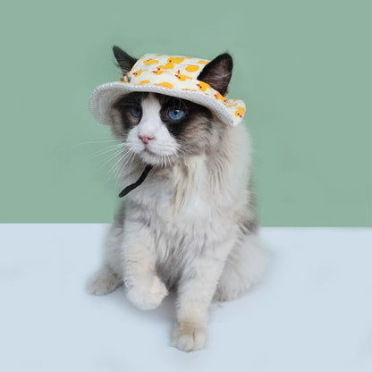 Patterned Fisherman Dog Hat
