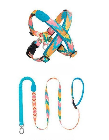 Patterned Hands-Free Dog Leash