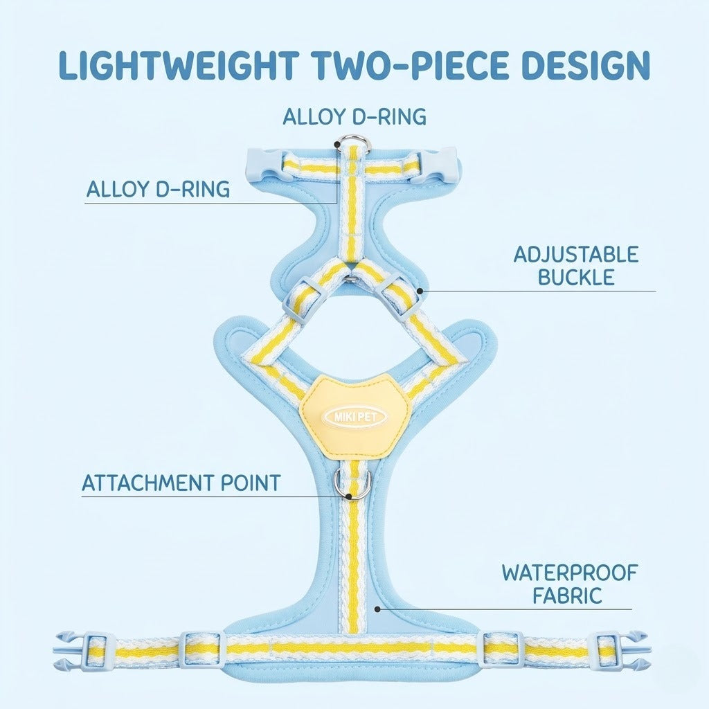 Lightweight No-Pull Harness & Leash Set
