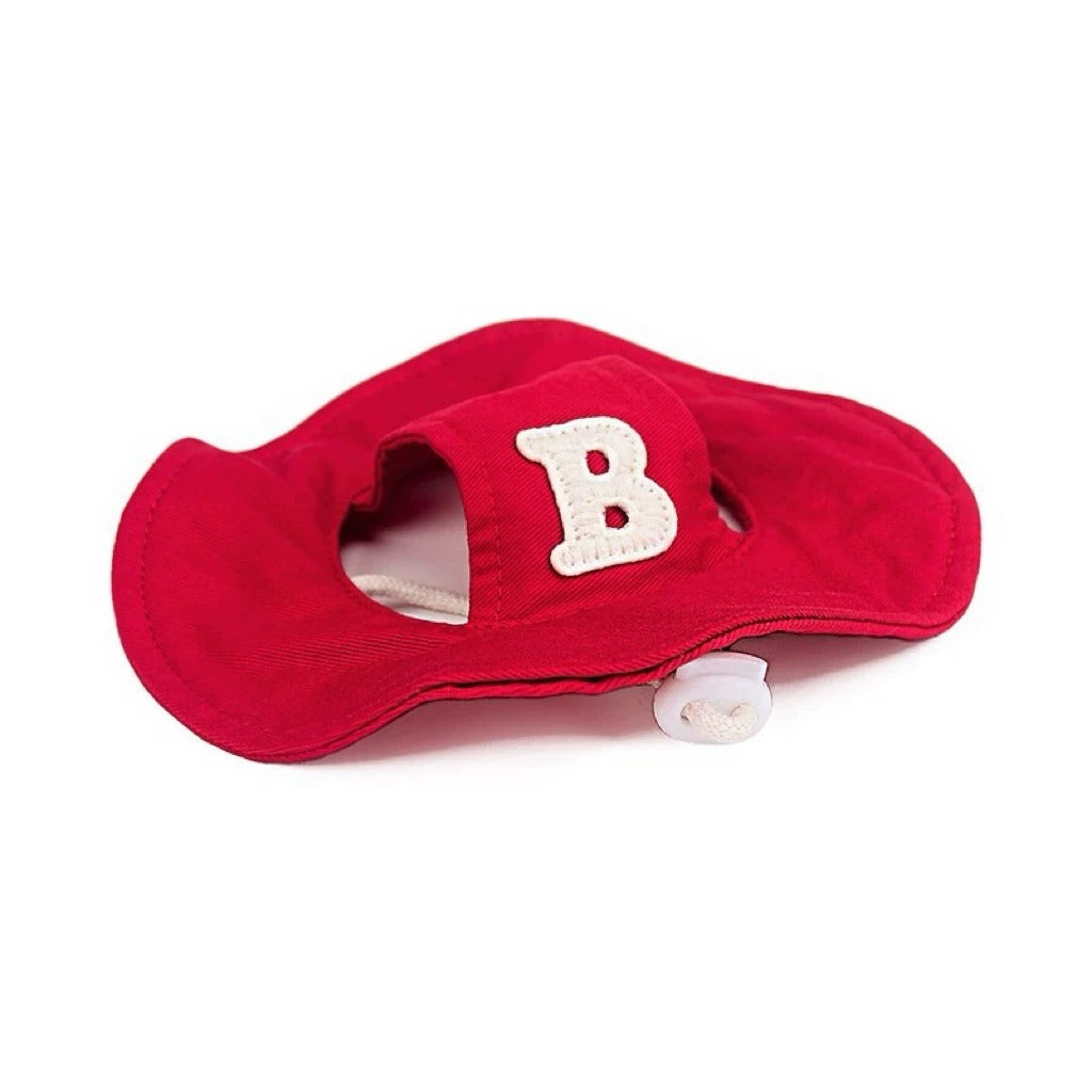 Embroidered Cotton Dog Hat