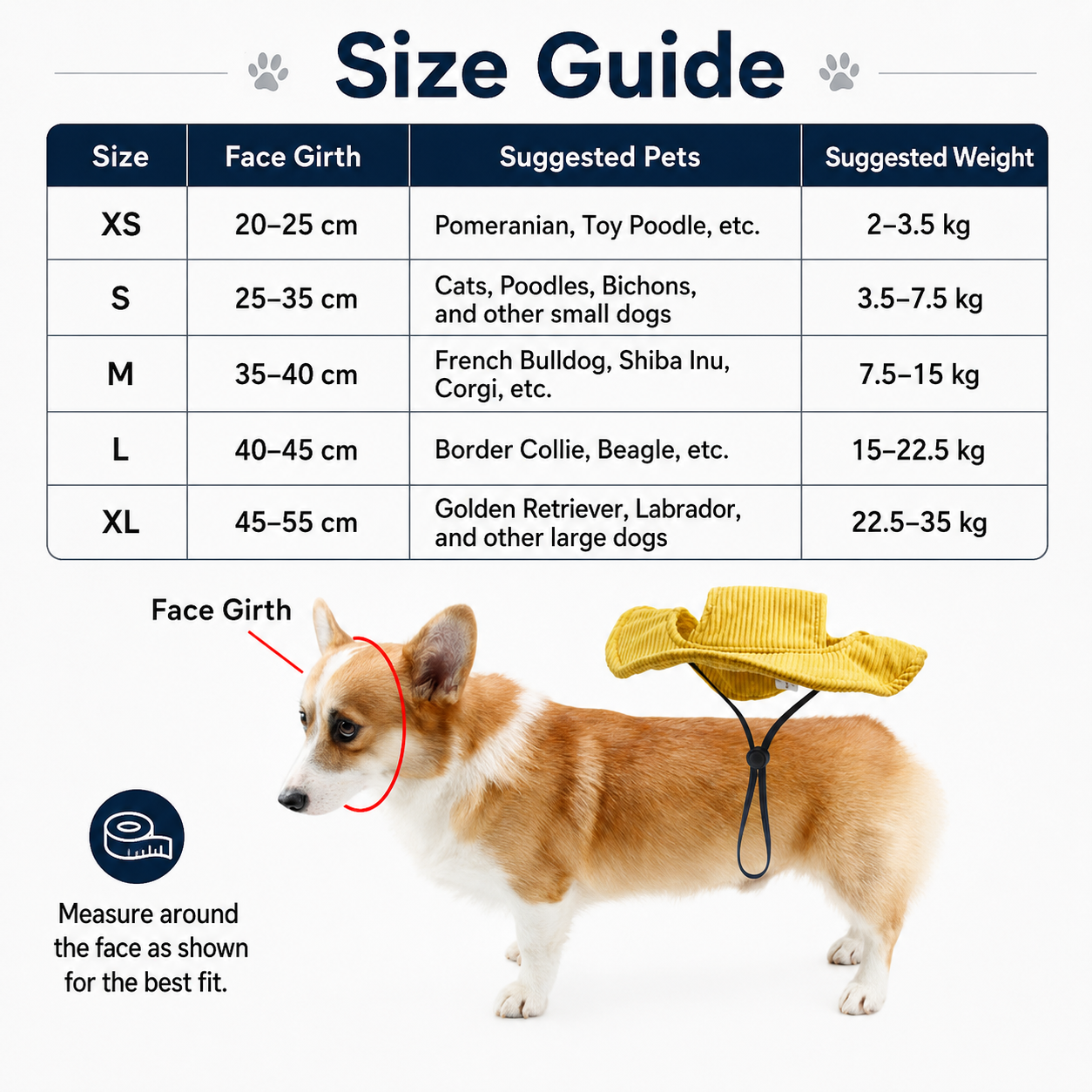 Corduroy Dog Hat