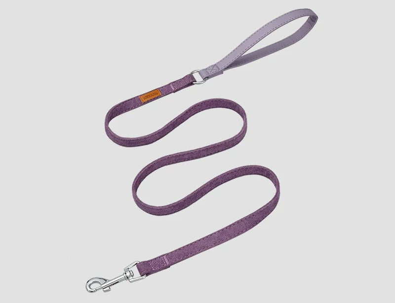 Soft Suede-Like Dog Leash