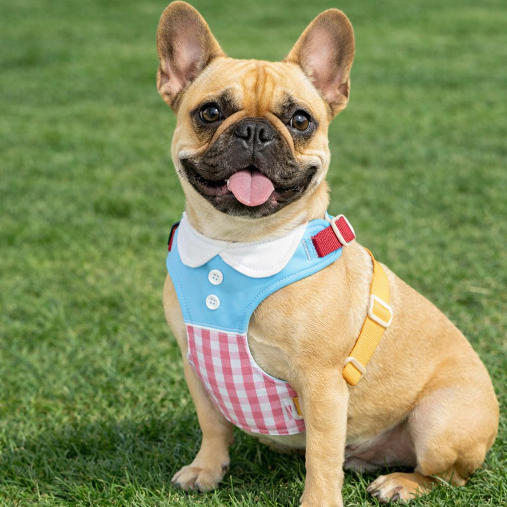 Preppy Plaid Dog Harness