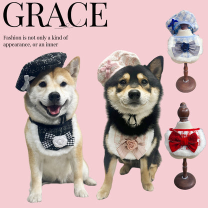 Plaid Dog Accessory Set for Dogs – Multicolor