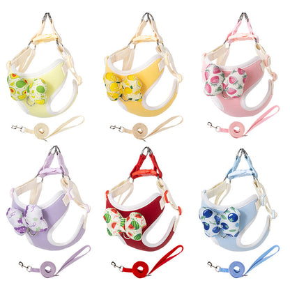 Fruit Pattern Harness & Leash Set