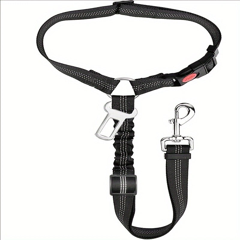 Elastic Bungee Safety Leash for Dogs – Multi-color