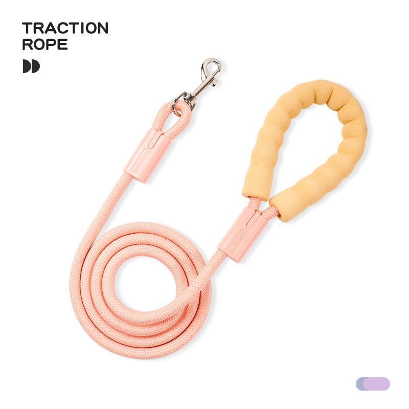 Braided Nylon Dog Leash for Dogs – Multi