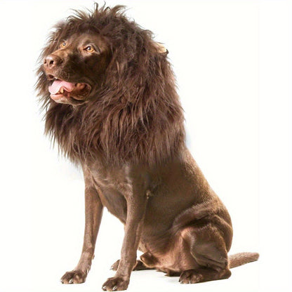 Lion Mane Dog Hat for Dogs – Black