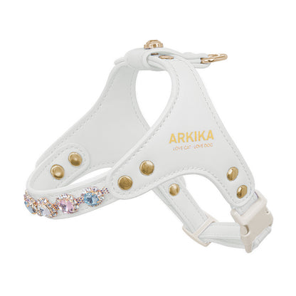 Sparkle Rhinestone Harness & Leash Set