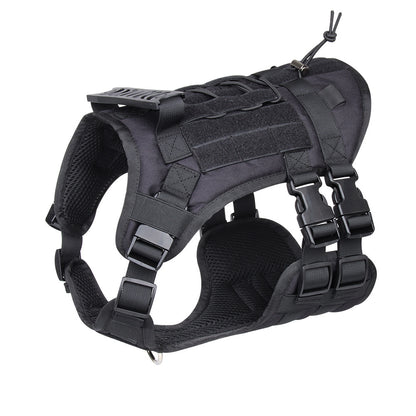 Tactical Dog Harness, Leash & Pouch Set