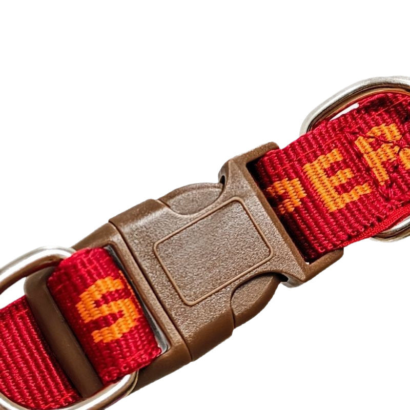 Letter Print Dog Collar for Dogs – Multi