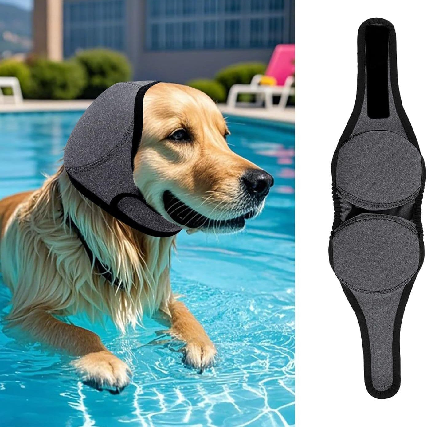 Waterproof Noise Canceling Dog Hat