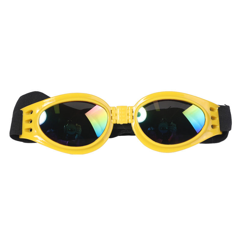 Foldable UV Protection Dog Sunglasses – Black