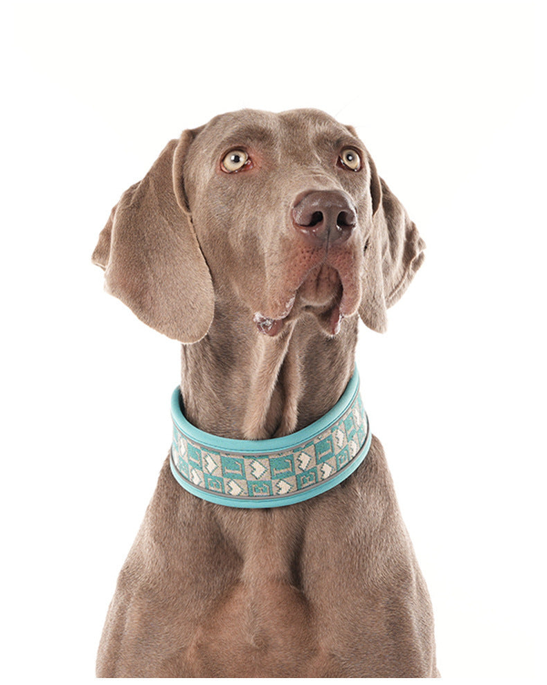 Reflective Wide Padded Dog Collar