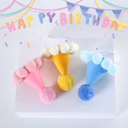 Macaron Party Birthday Hat for Dogs – Multicolor