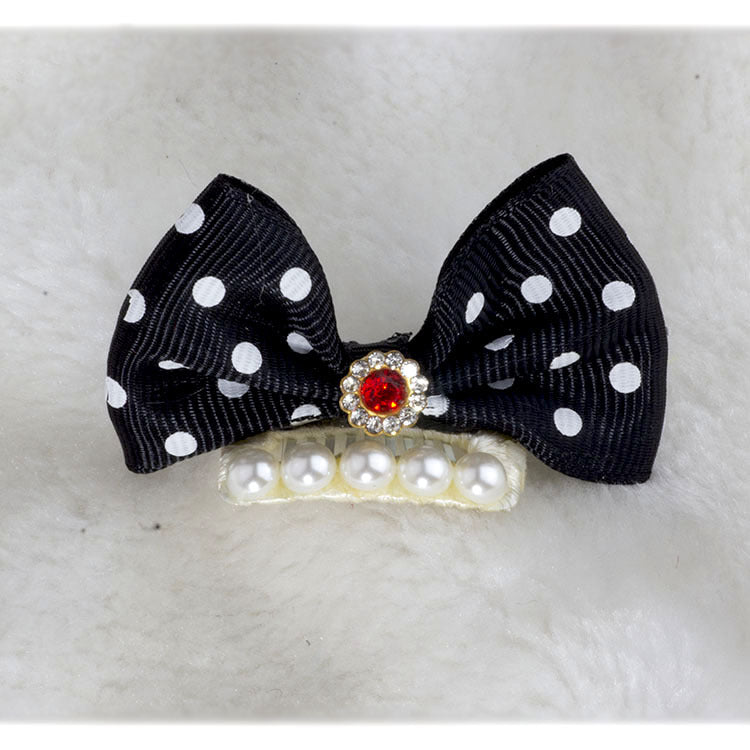 Polka Dot Dog Bow for Dogs – Multi