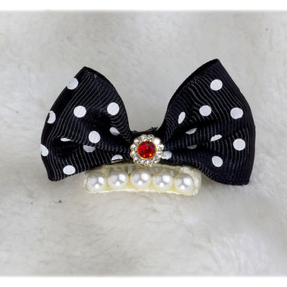 Polka Dot Dog Bow for Dogs – Multi