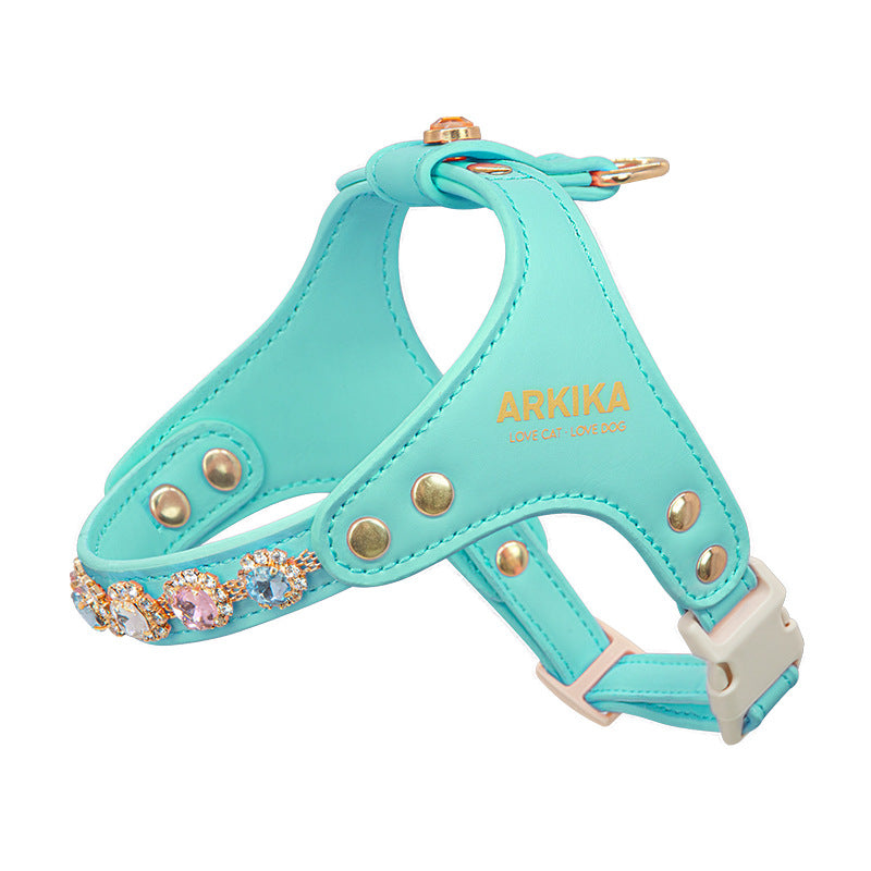 Sparkle Rhinestone Harness & Leash Set
