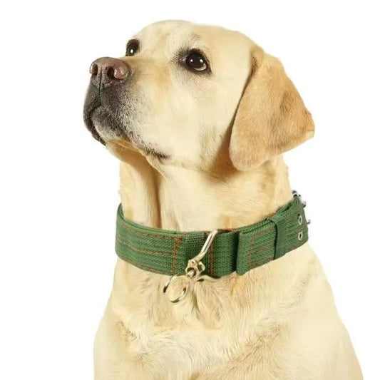 Heavy Duty Nylon Dog Collar for Dogs – Army Green