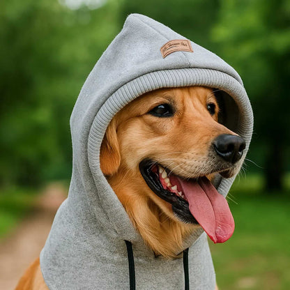 Calming Hooded Earmuffs for Dogs – Gray