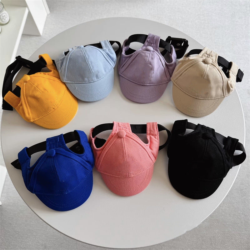 Korean Style Baseball Cap for Dogs – Black