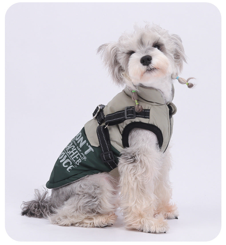 Waterproof Fleece-Lined Dog Harness