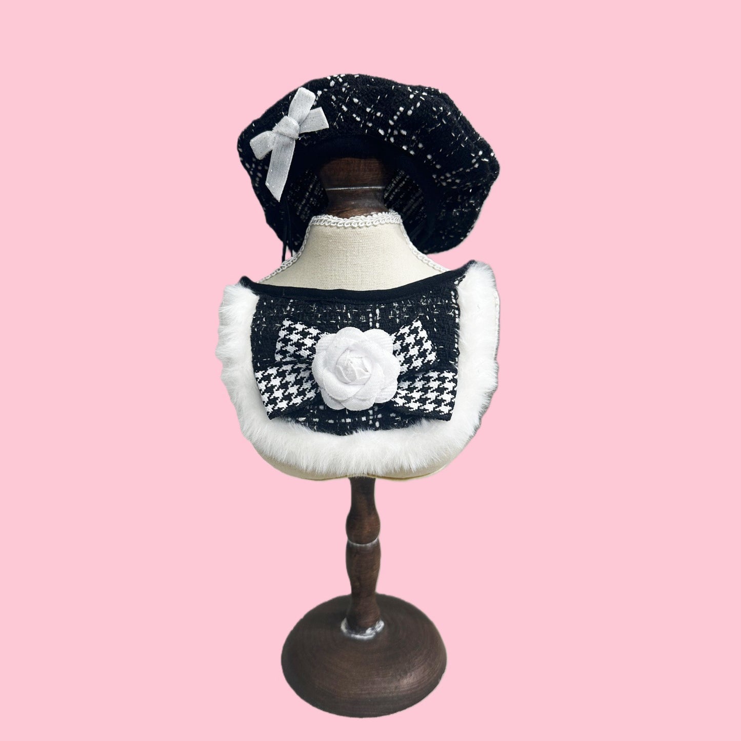 Plaid Dog Accessory Set for Dogs – Multicolor