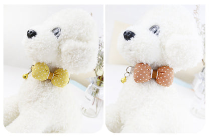Star Pattern Bow Tie Collar for Dogs – Multi