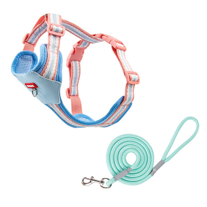 Breathable Mesh Harness & Leash Set