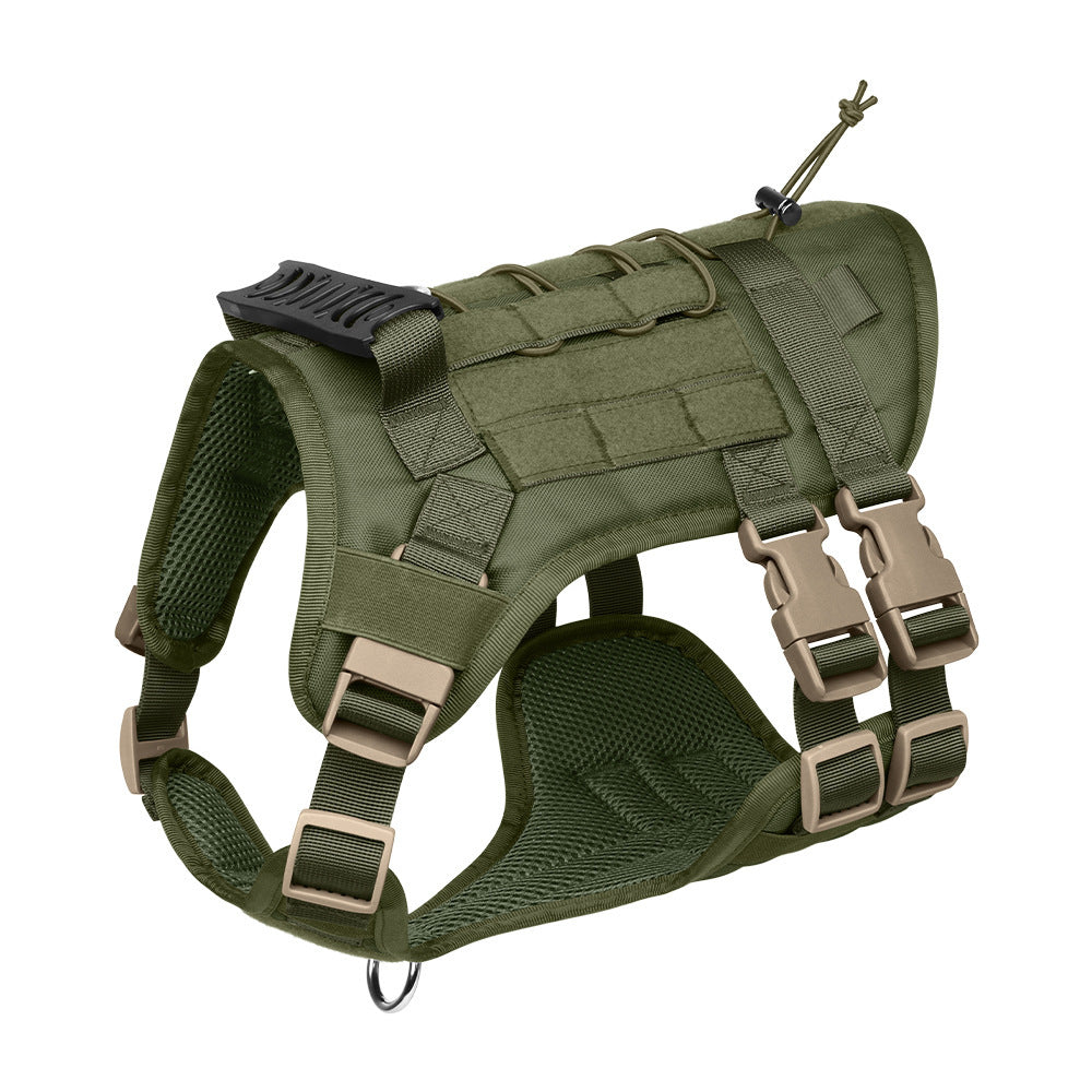 Tactical Dog Harness, Leash & Pouch Set