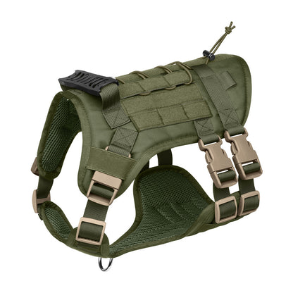 Tactical Dog Harness, Leash & Pouch Set