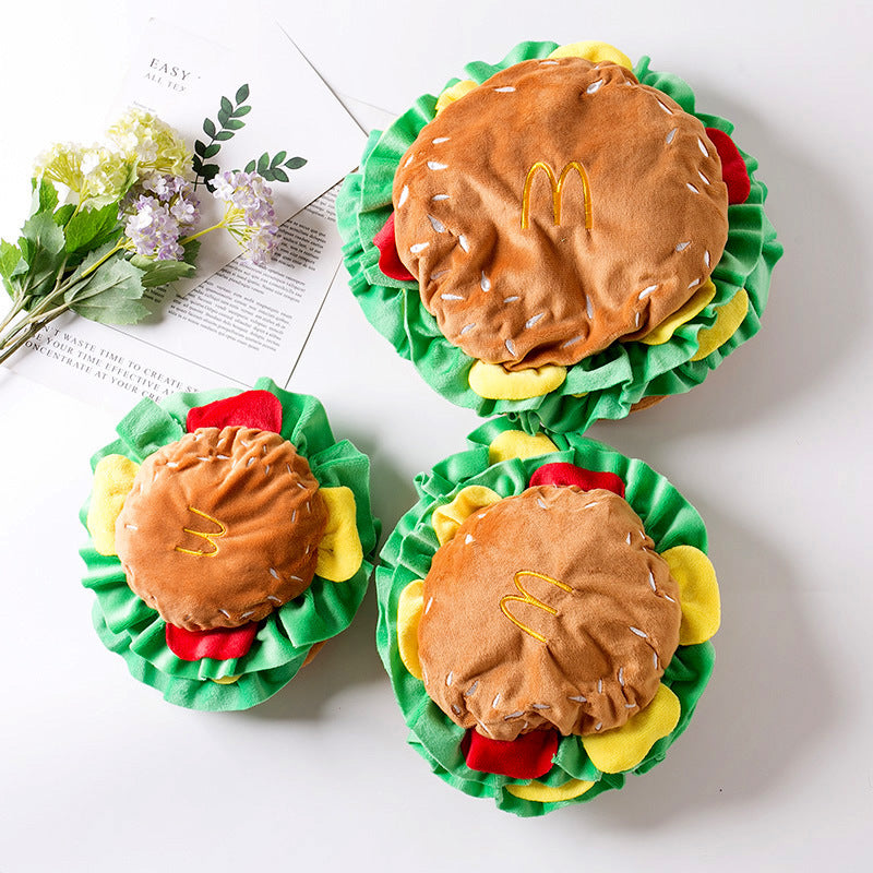 Hamburger Dog Novelty Accessory – Brown