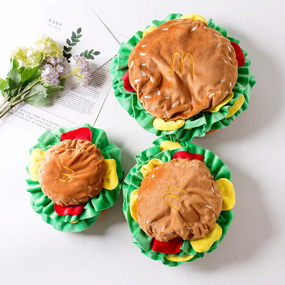 Hamburger Dog Novelty Accessory – Brown