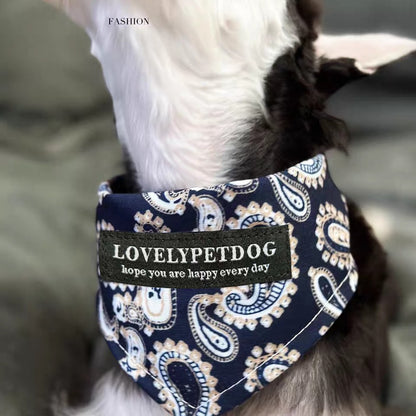 Paisley & Plaid Dog Bandana