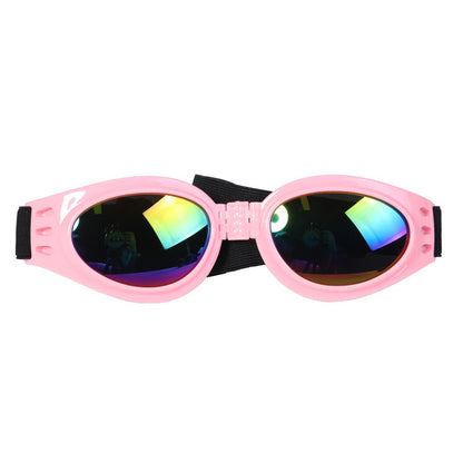 Foldable UV Protection Dog Sunglasses – Black