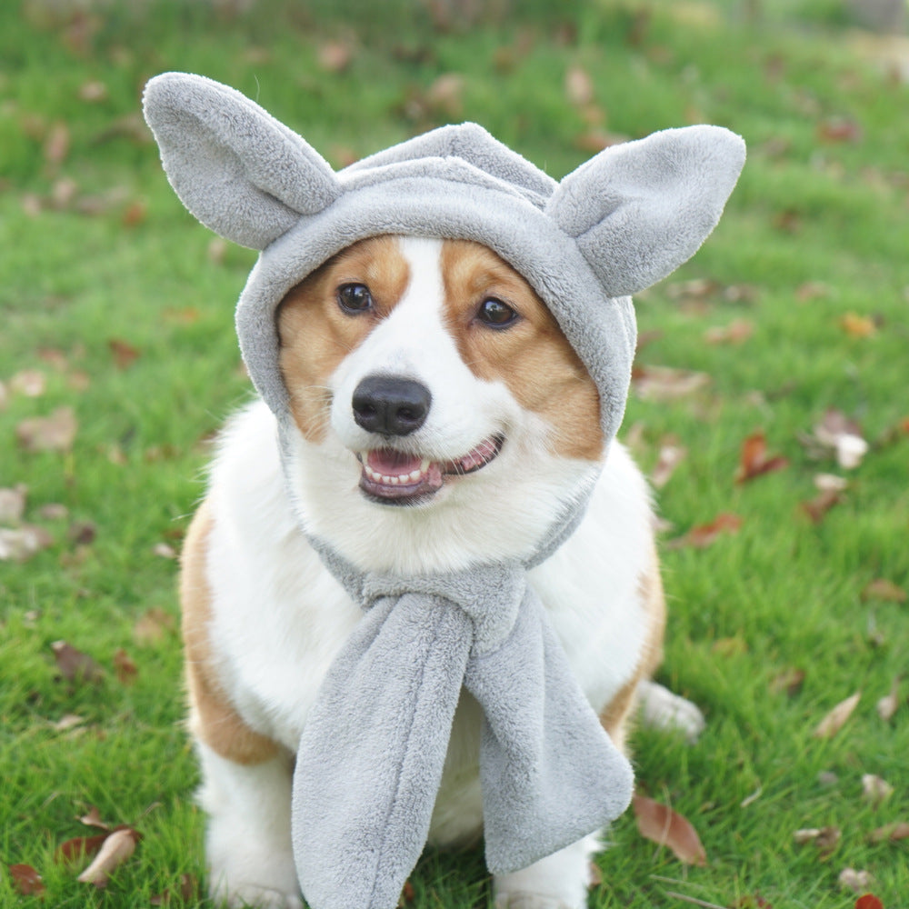 Bunny Ear Plush Dog Hat