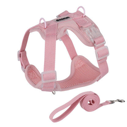 Breathable Mesh Harness & Leash Set
