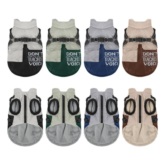 Waterproof Fleece-Lined Dog Harness