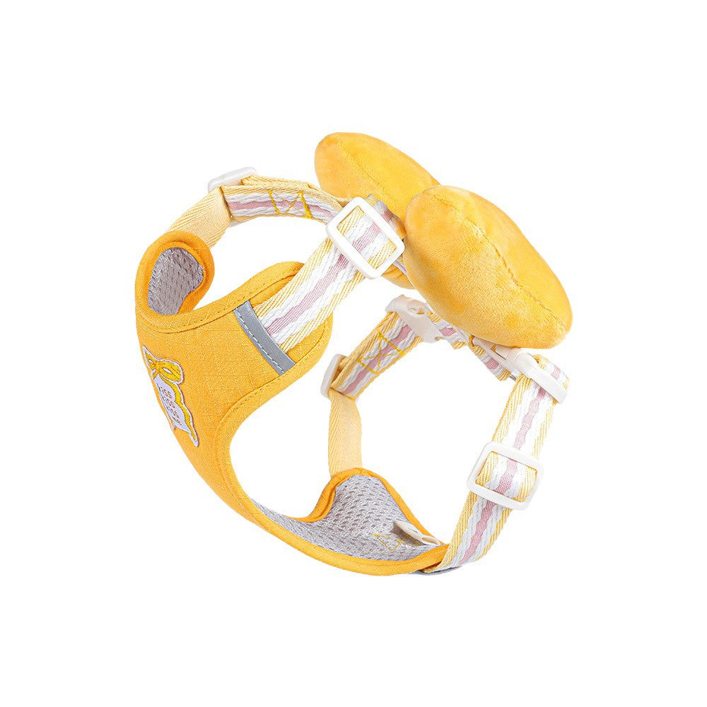 Plush Bow Harness & Leash Set