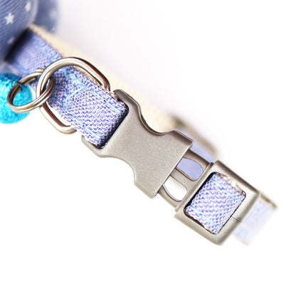 Star Pattern Bow Tie Collar for Dogs – Multi