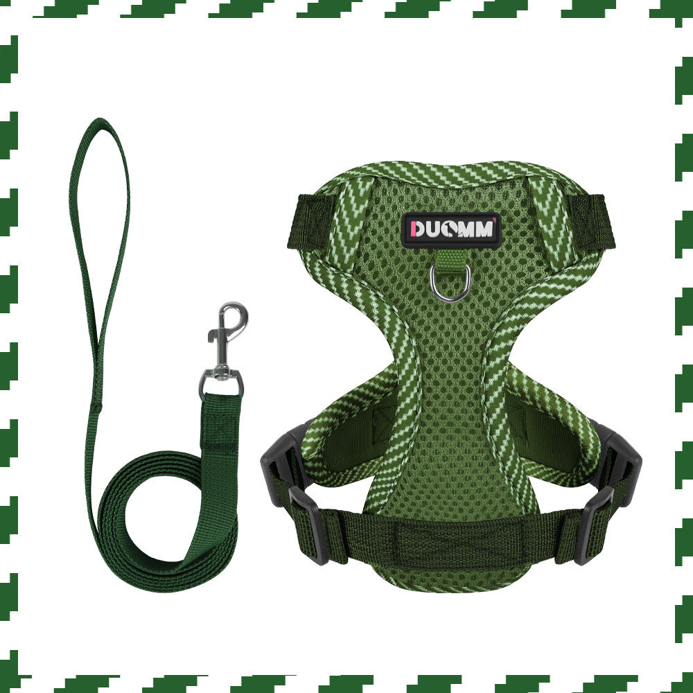 Reflective Mesh Harness & Leash Set