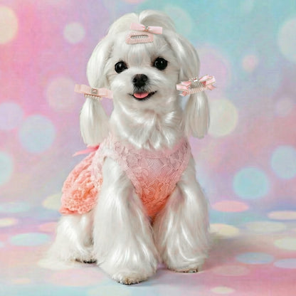 Sparkle Bow Dog Bow for Dogs – Pink
