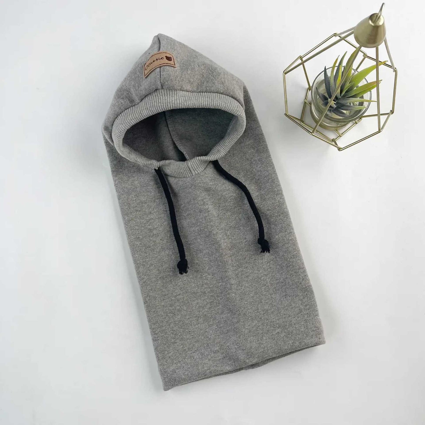 Calming Hooded Earmuffs for Dogs – Gray