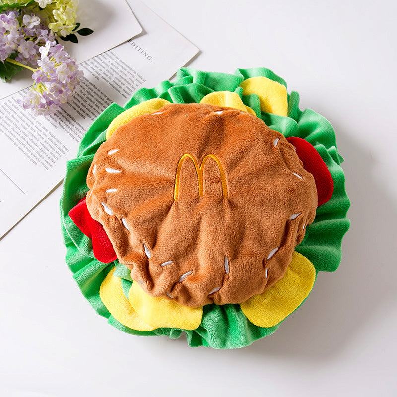 Hamburger Dog Novelty Accessory – Brown