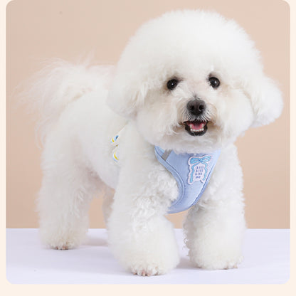 Plush Bow Harness & Leash Set