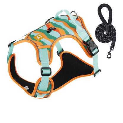 Camouflage Harness & Leash Set