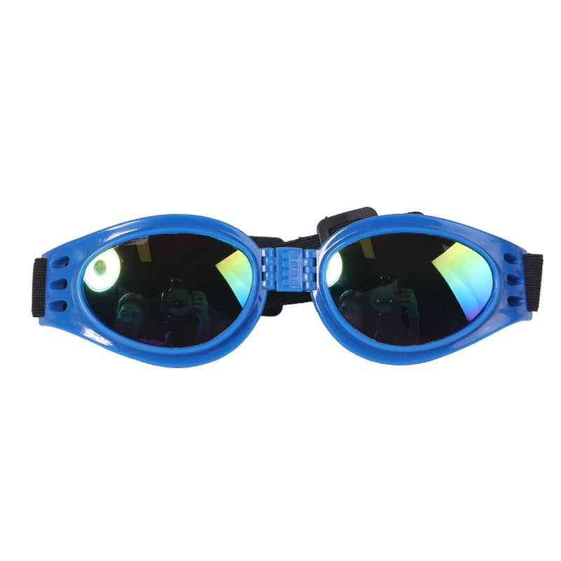 Foldable UV Protection Dog Sunglasses – Black