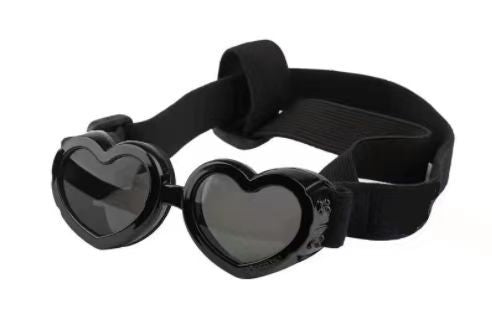 Heart Shaped Foldable Sunglasses for Dogs – Pink