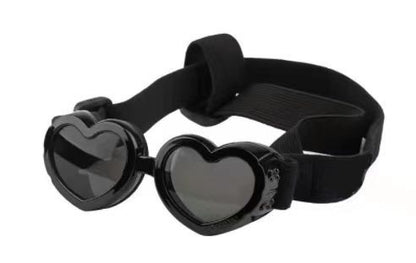 Heart Shaped Foldable Sunglasses for Dogs – Pink